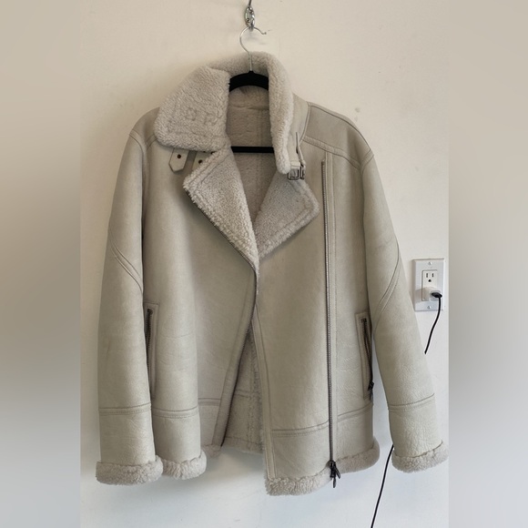 Aquatalia Genuine Sherling Jacket - Picture 1 of 4